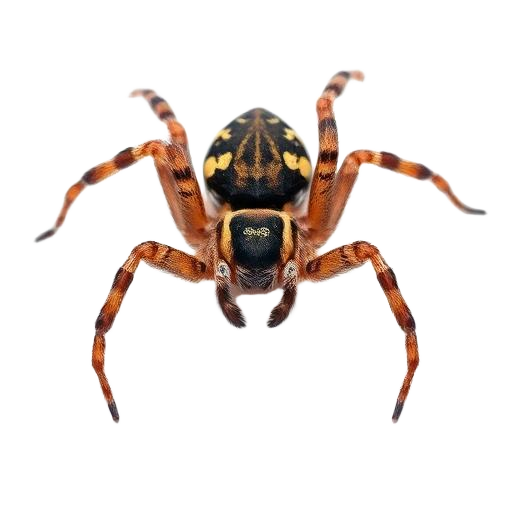 Close-up of a house spider